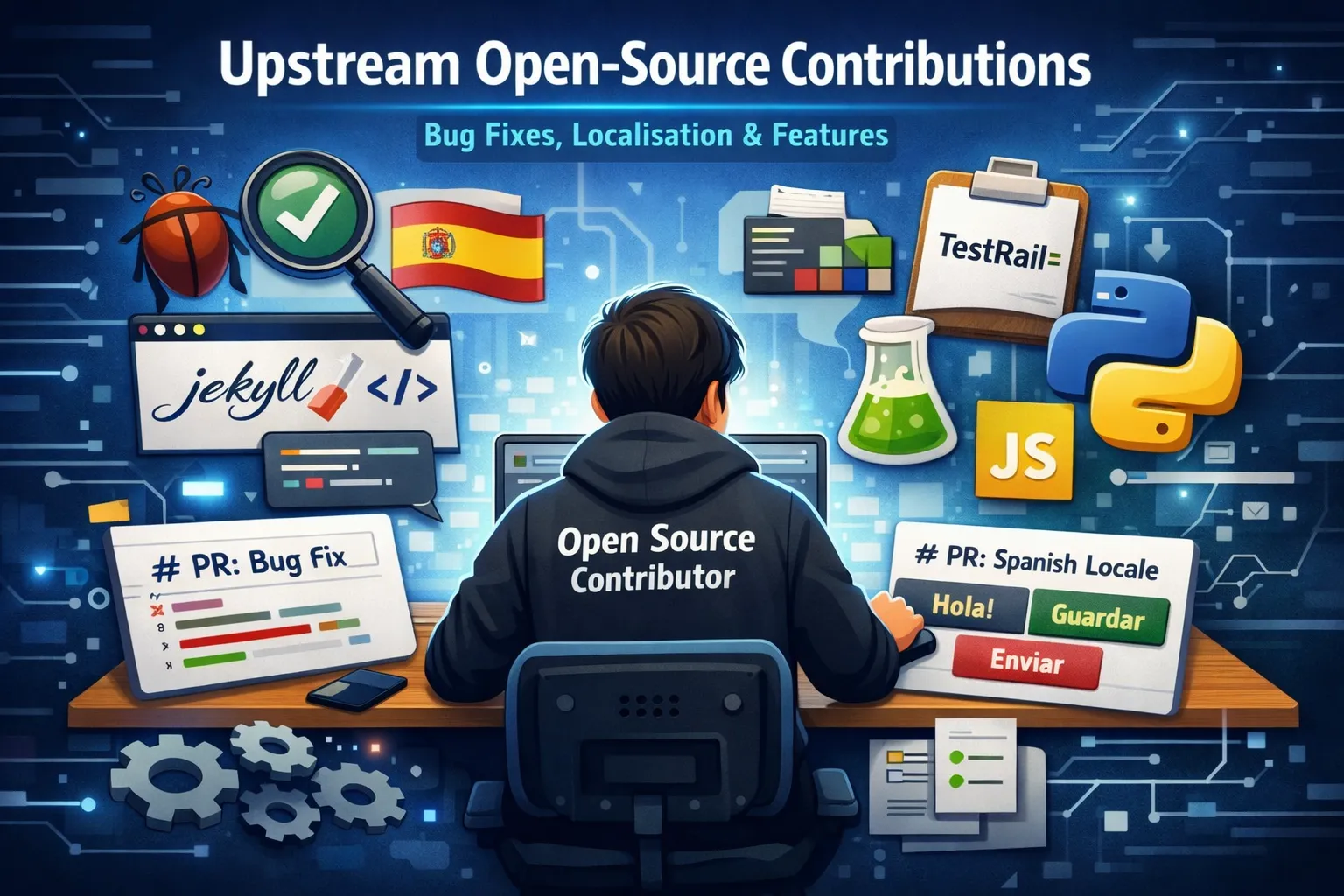 Imagen destacada para Contribuciones Upstream Open-Source