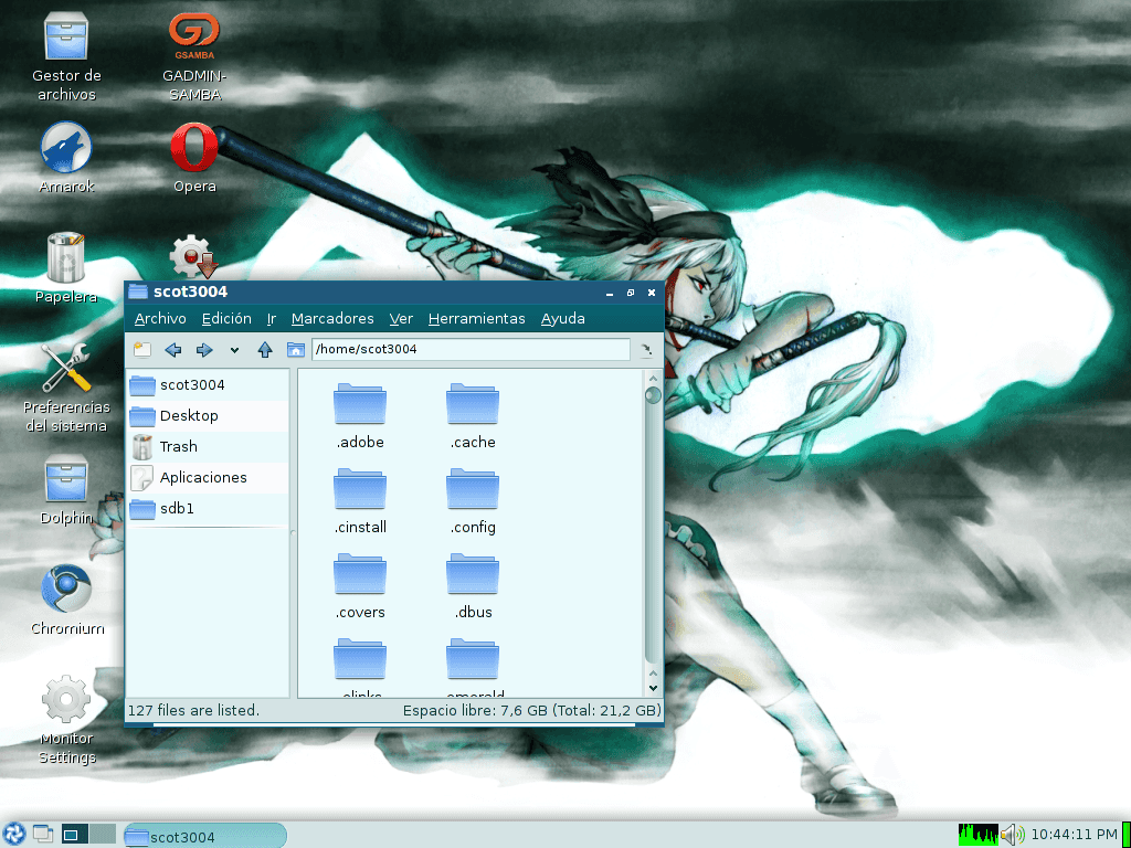 Lxde + Openbox + KnetworkManager + repos de arch